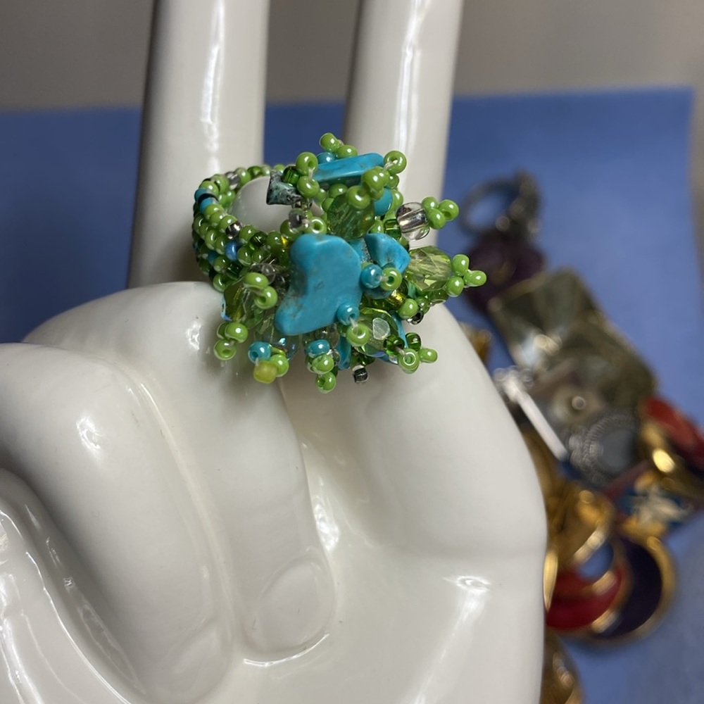 Handmade Beaded ring